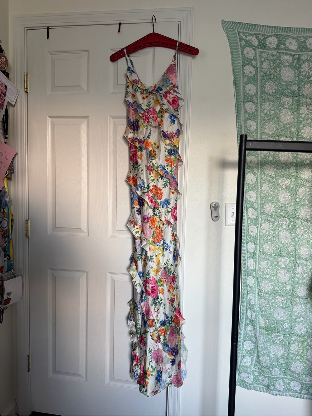 Show me your mumu tiered floral maxi dress xl